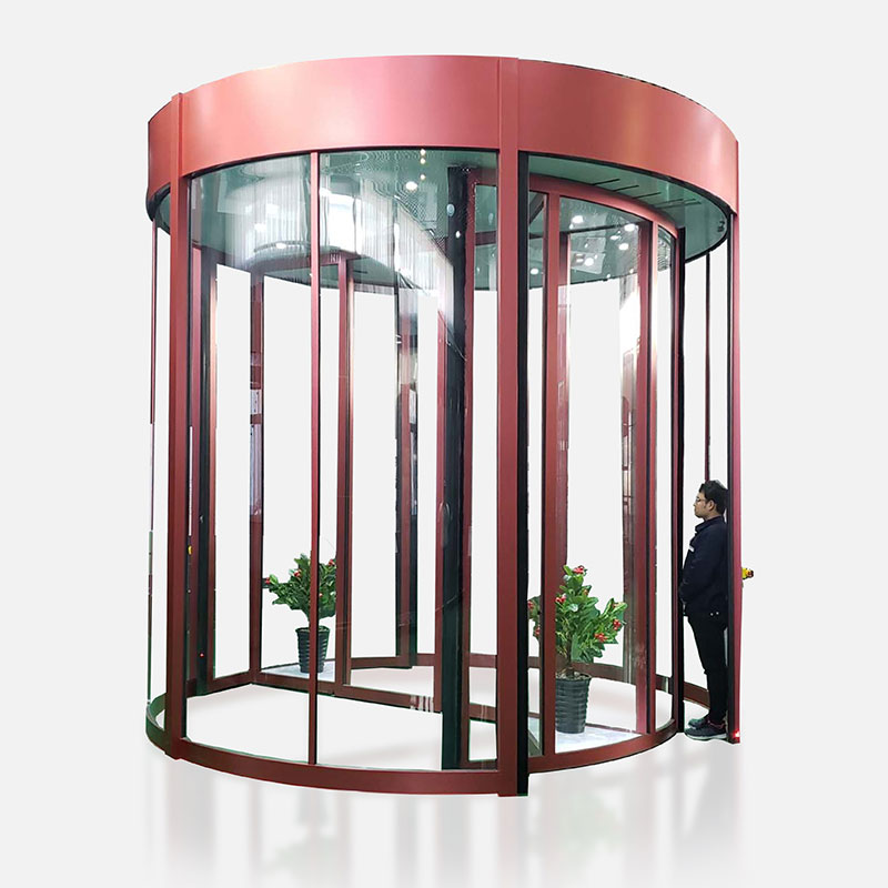 Ruima-The two-wing revolving door featuring display case retraction and anti-pinch [standard]